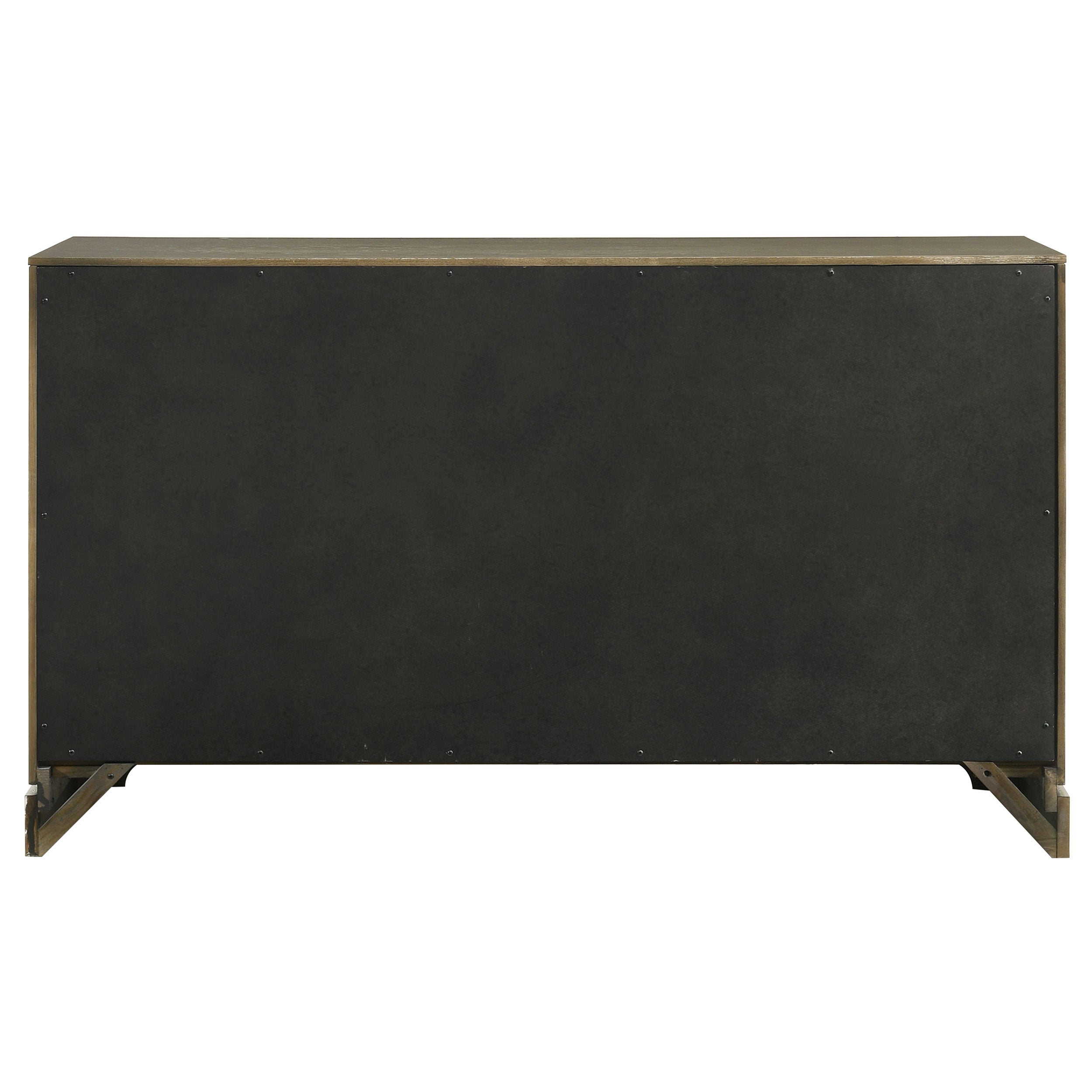 Gran Park 6-drawer Dresser and Mirror Dark Cocoa