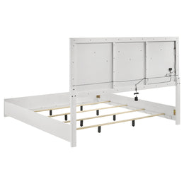 Hyland Panel Bed LED Headboard Natural