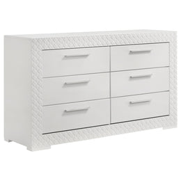 Ives Bedroom Set Grey High Gloss