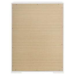 Ives 5-drawer Bedroom Chest of Drawers Grey High Gloss