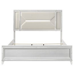 Marmore 64-inch California King Bed LED Headboard White
