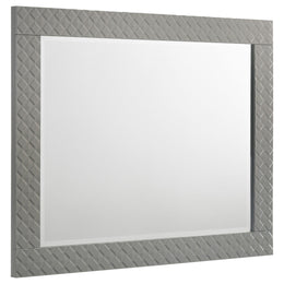 Ives Bedroom Set Grey High Gloss