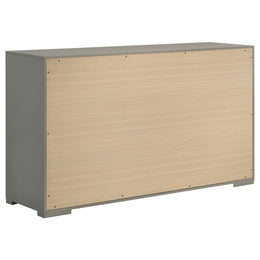 Ives Bedroom Set Grey High Gloss