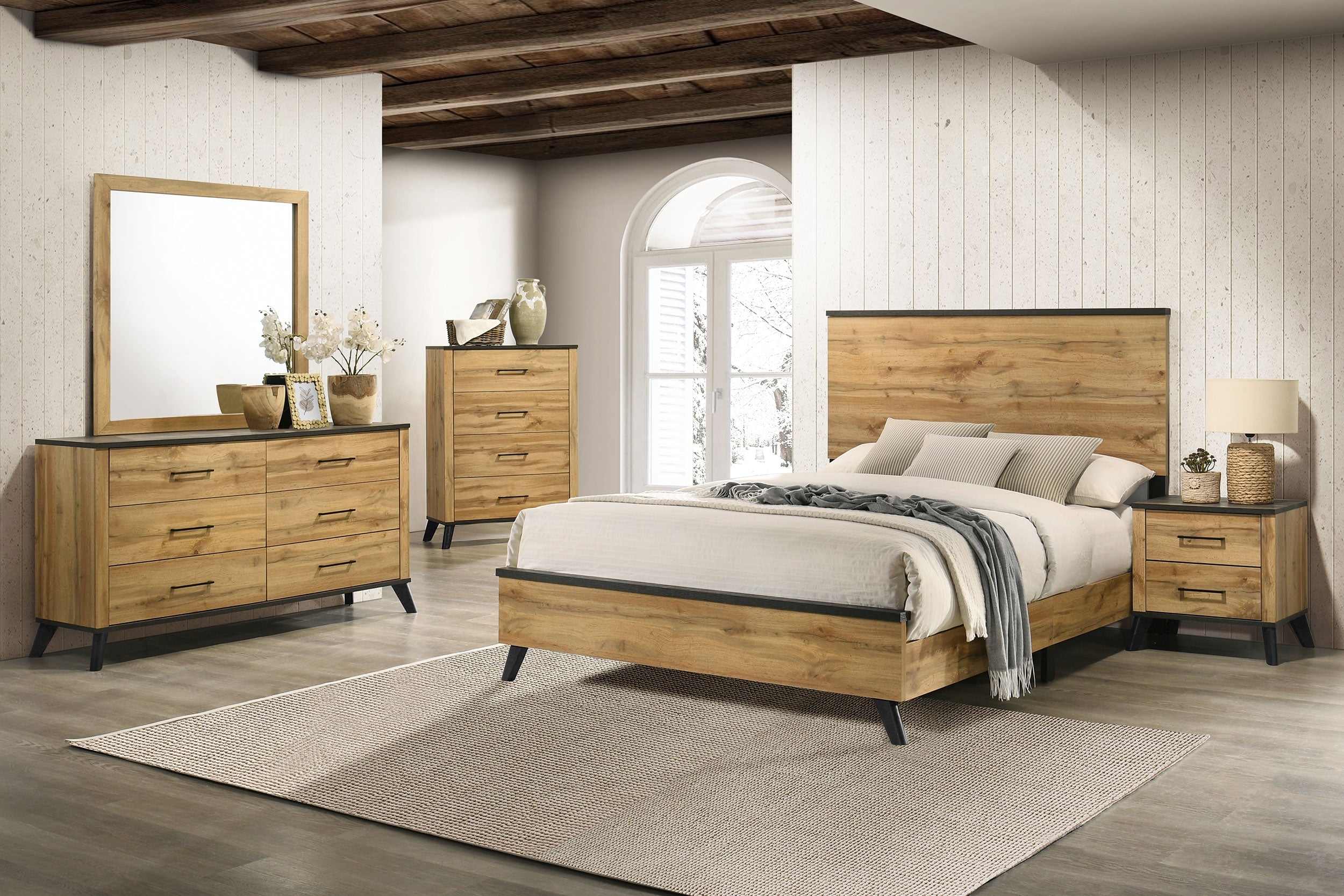 Kaywood Bedroom Set Natural Pine