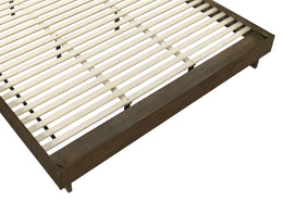 Glenwood 48-inch Platform Panel Bed Warm Brown