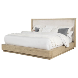 Kailani 49-inch California King Wingback Bed Beige Oak