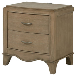 Revello 2-drawer Nightstand Bedside Table Washed Mango
