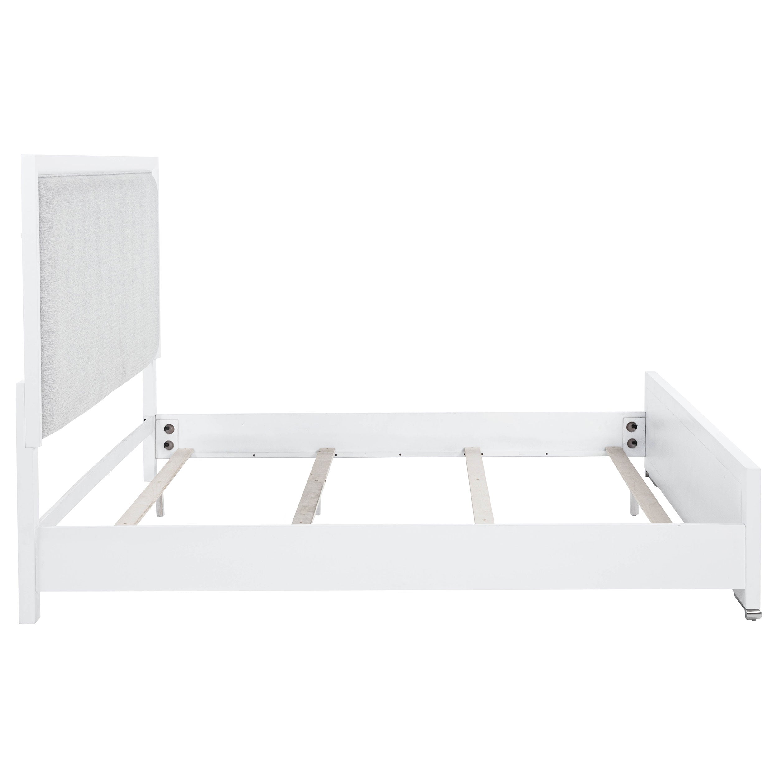 Gracemont 57-inch Panel Bed Grey and White