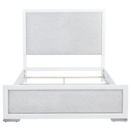 Gracemont 57-inch Panel Bed Grey and White