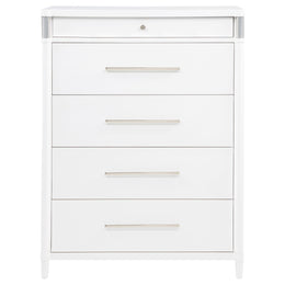 Gracemont 5-drawer Bedroom Chest of Drawers White