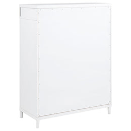 Gracemont 5-drawer Bedroom Chest of Drawers White