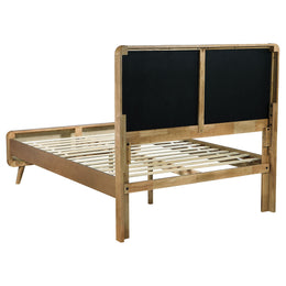 Robyn Wood California King Platform Bed Dark Walnut