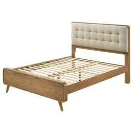 Robyn Wood California King Platform Bed Dark Walnut