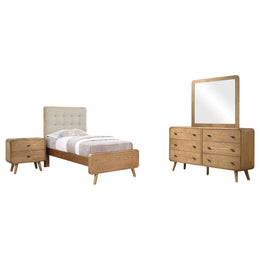 Robyn California King Bedroom Set Dark Walnut