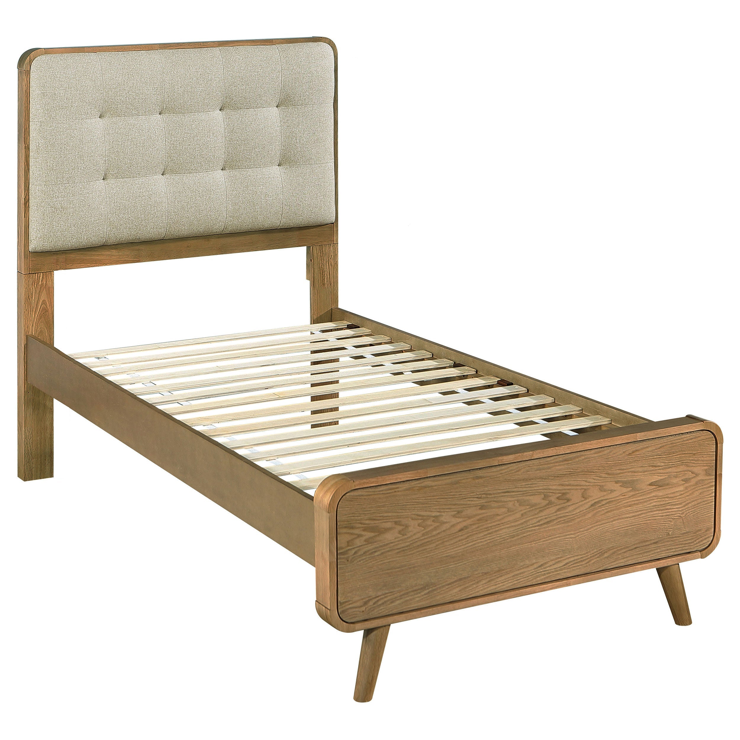 Robyn Wood California King Platform Bed Dark Walnut