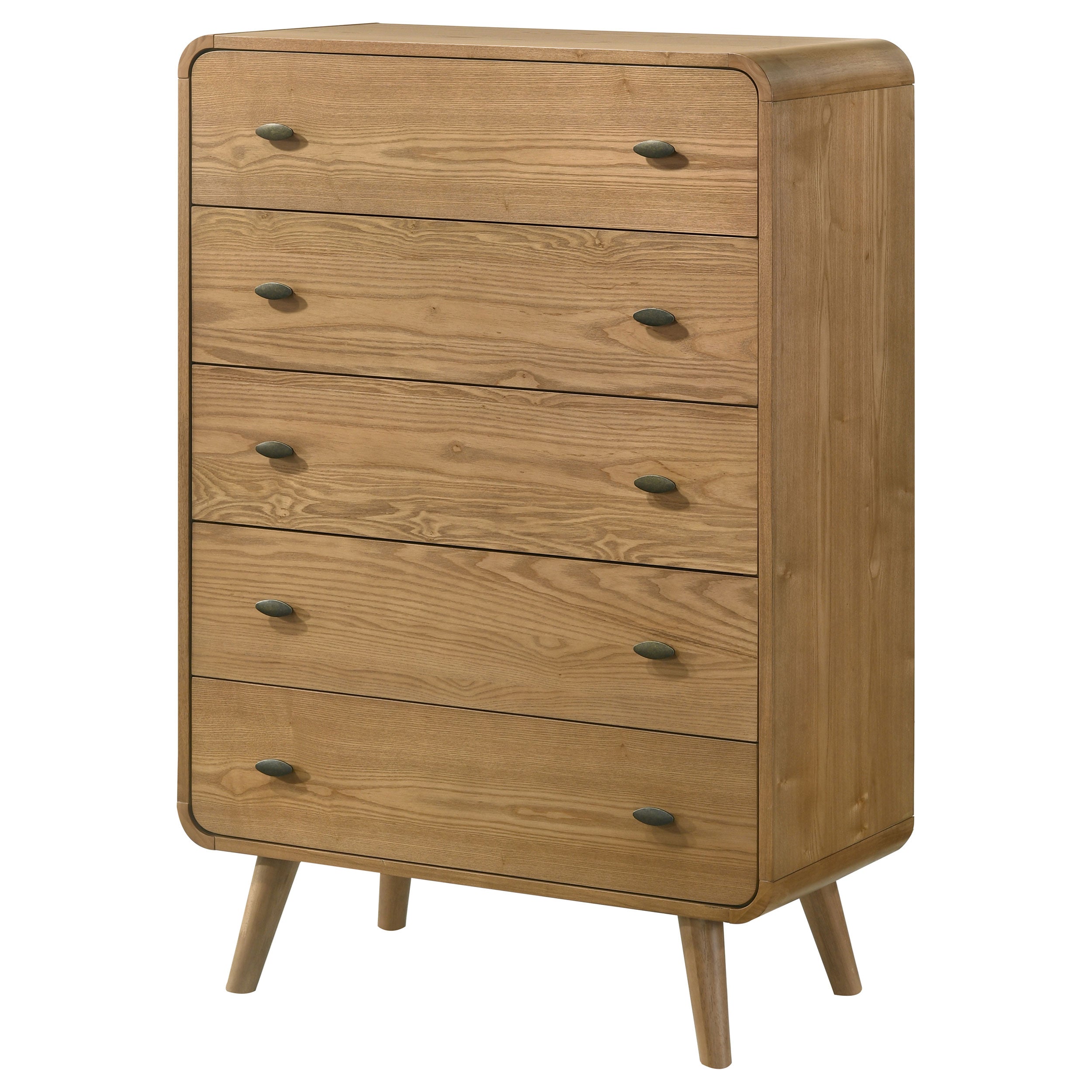 Robyn 5-drawer Bedroom Chest of Drawers Dark Walnut