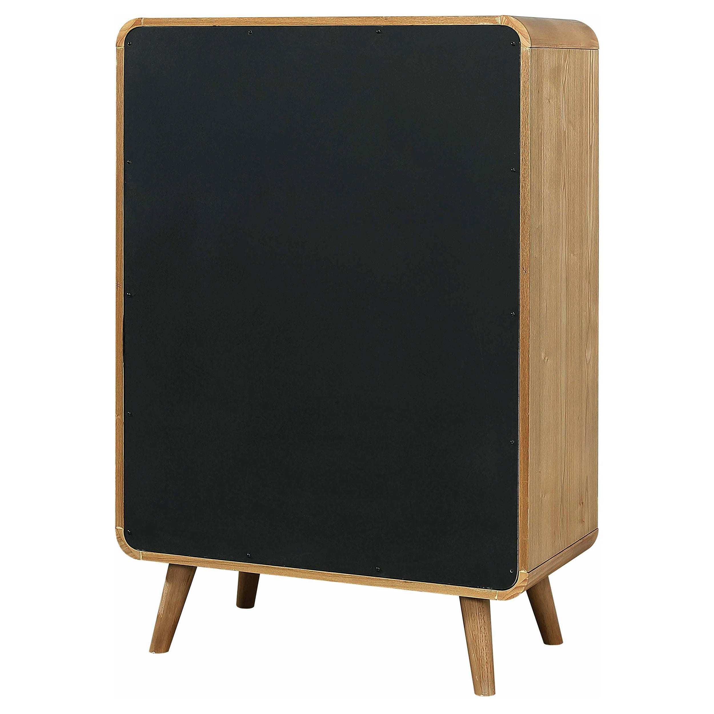 Robyn 5-drawer Bedroom Chest of Drawers Dark Walnut