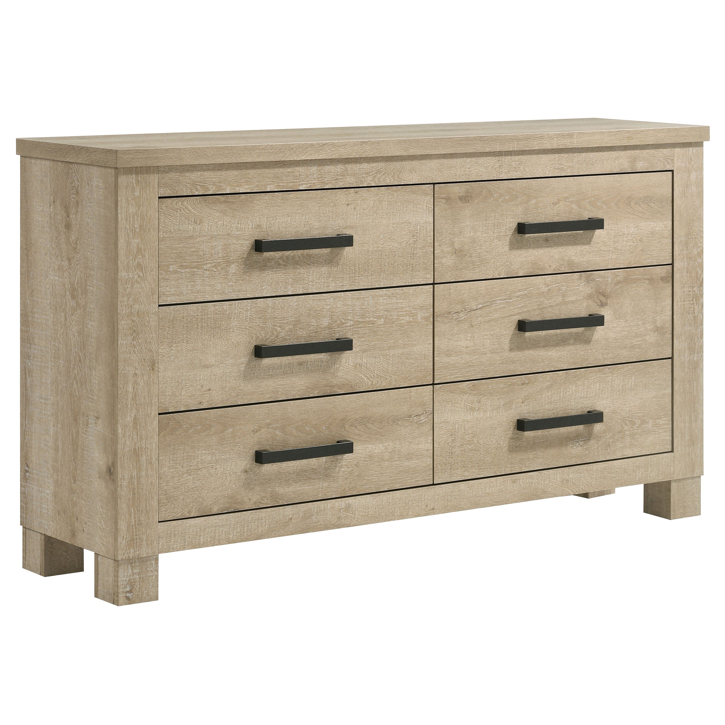 Oakglen California King Bedroom Set Weathered Oak