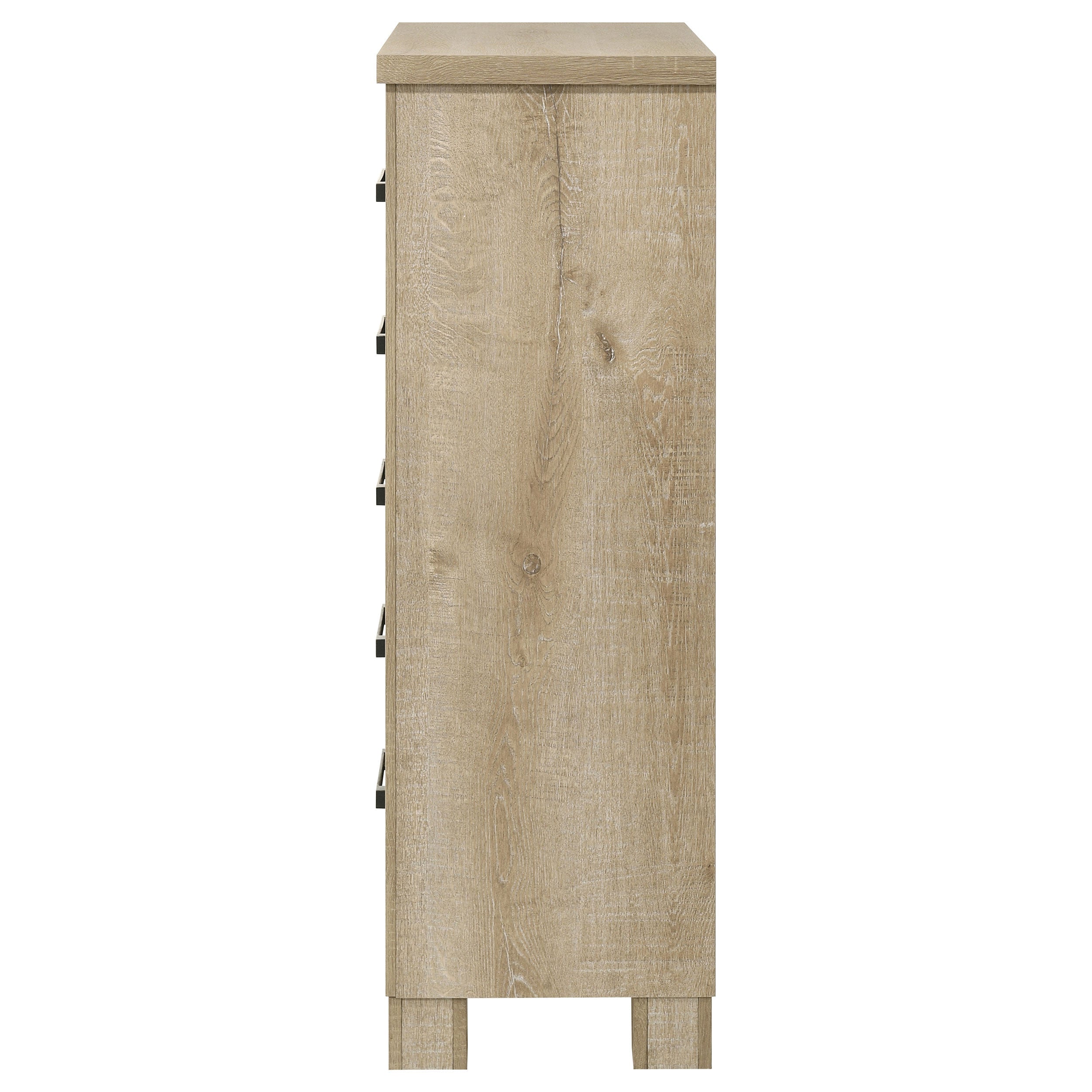 Oakglen 5-drawer Bedroom Chest of Drawers Weathered Oak