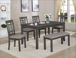 Paige 6-Pc Dinette Set With Bench