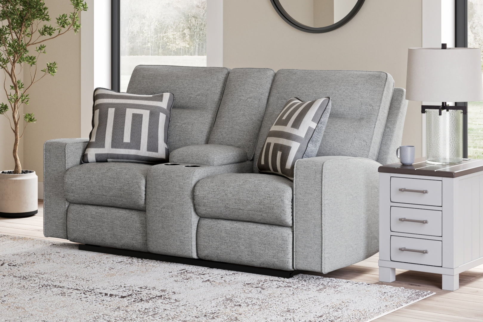 Biscoe Sofa Loveseat and Recliner