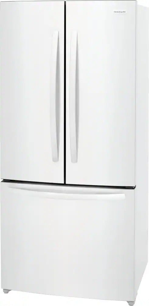 Frigidaire - 31 in. Wide 18 Cu. Ft. Counter Depth French Door Refrigerator with CrispSeal Crispers - White