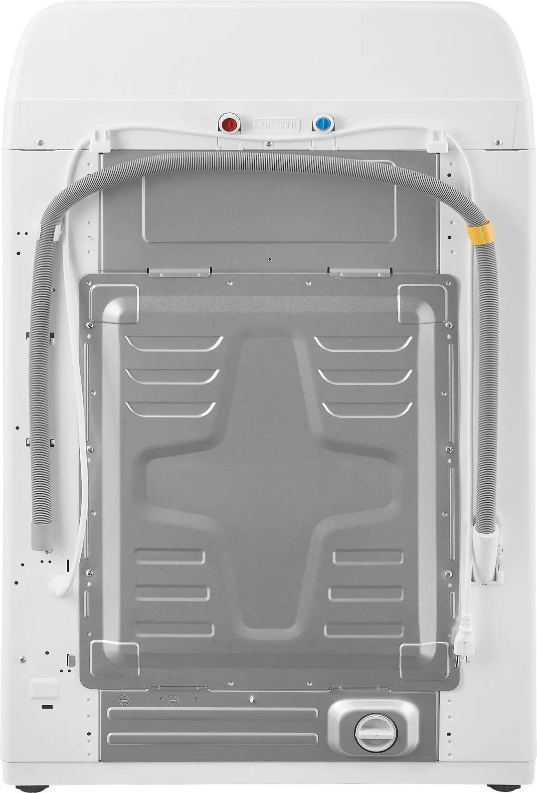 Package - Insignia™ - 4.1 Cu. Ft. Top Load Washer with ColdMotion Technology and 7 Cu. Ft. Electric Dryer with Sensor Dry - White