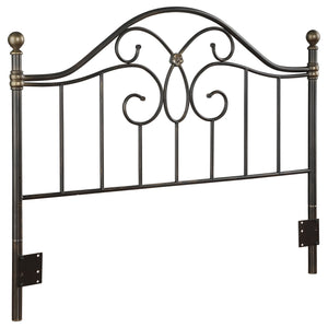 Bailey Metal or Open Frame Headboard Black