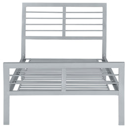Cooper Metal Open Frame Bed Silver
