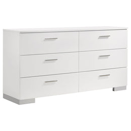 Jeremaine California King Bedroom Set White