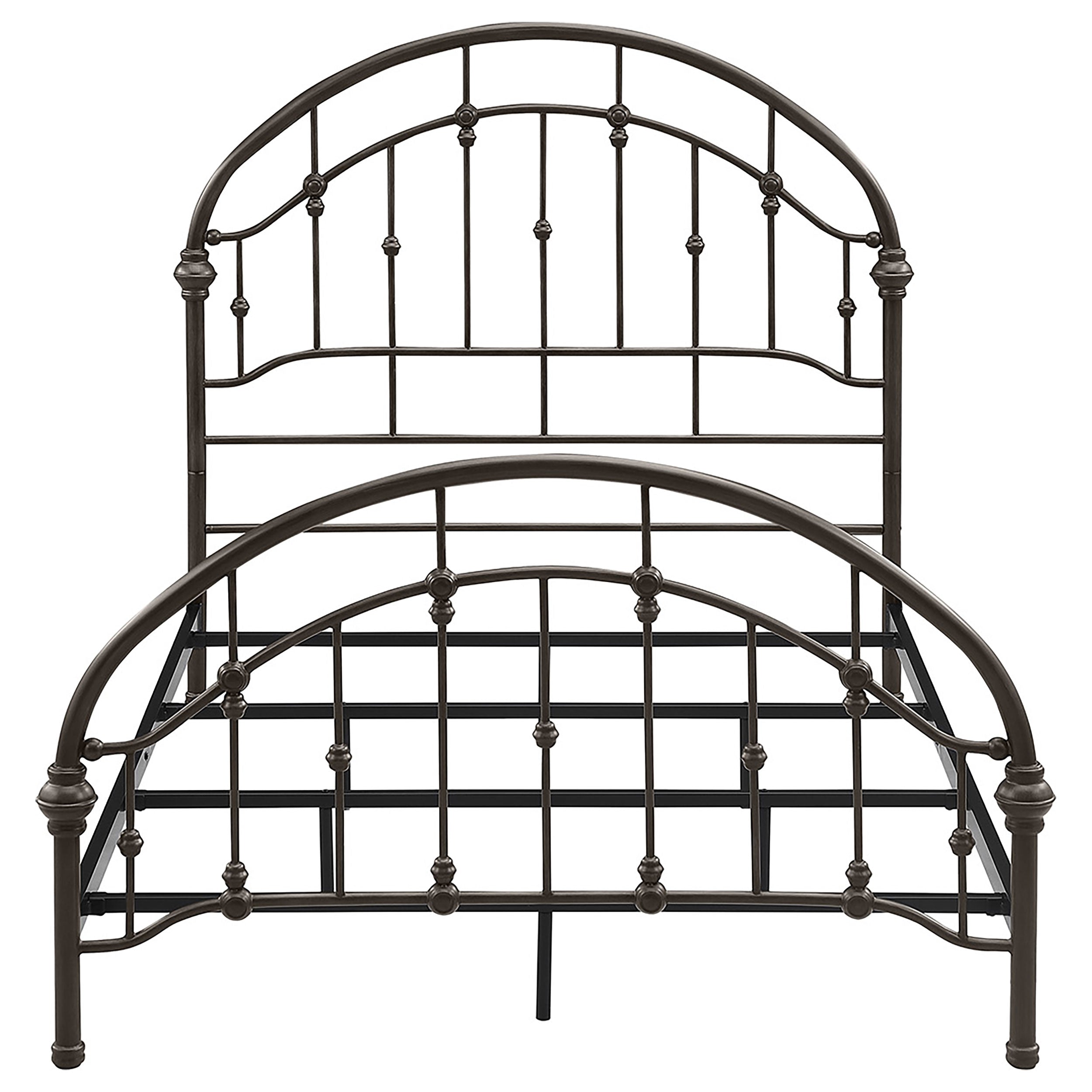 Rowan Metal Open Frame Bed Dark Bronze