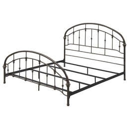 Rowan Metal Open Frame Bed Dark Bronze