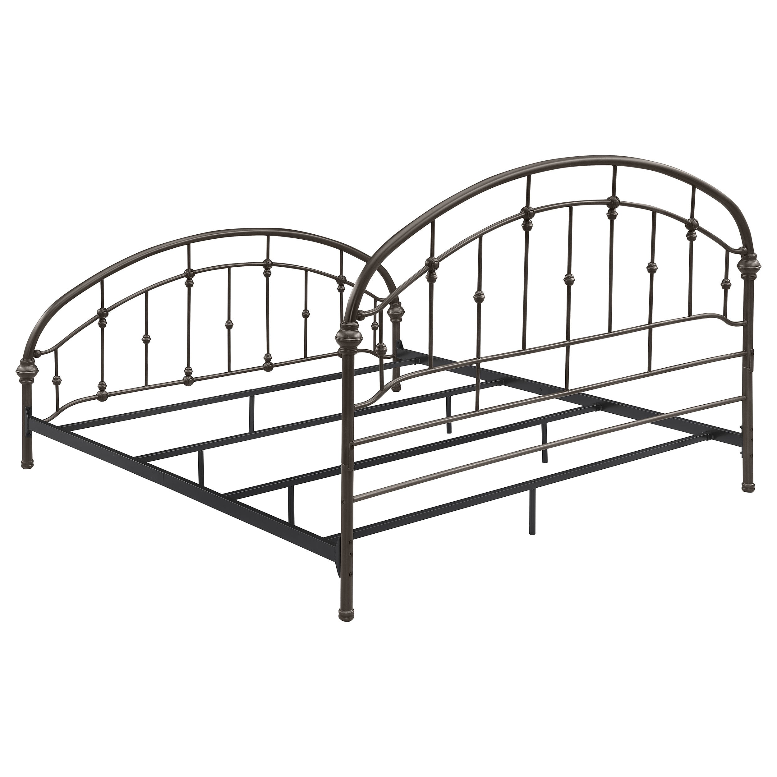 Rowan Metal Open Frame Bed Dark Bronze