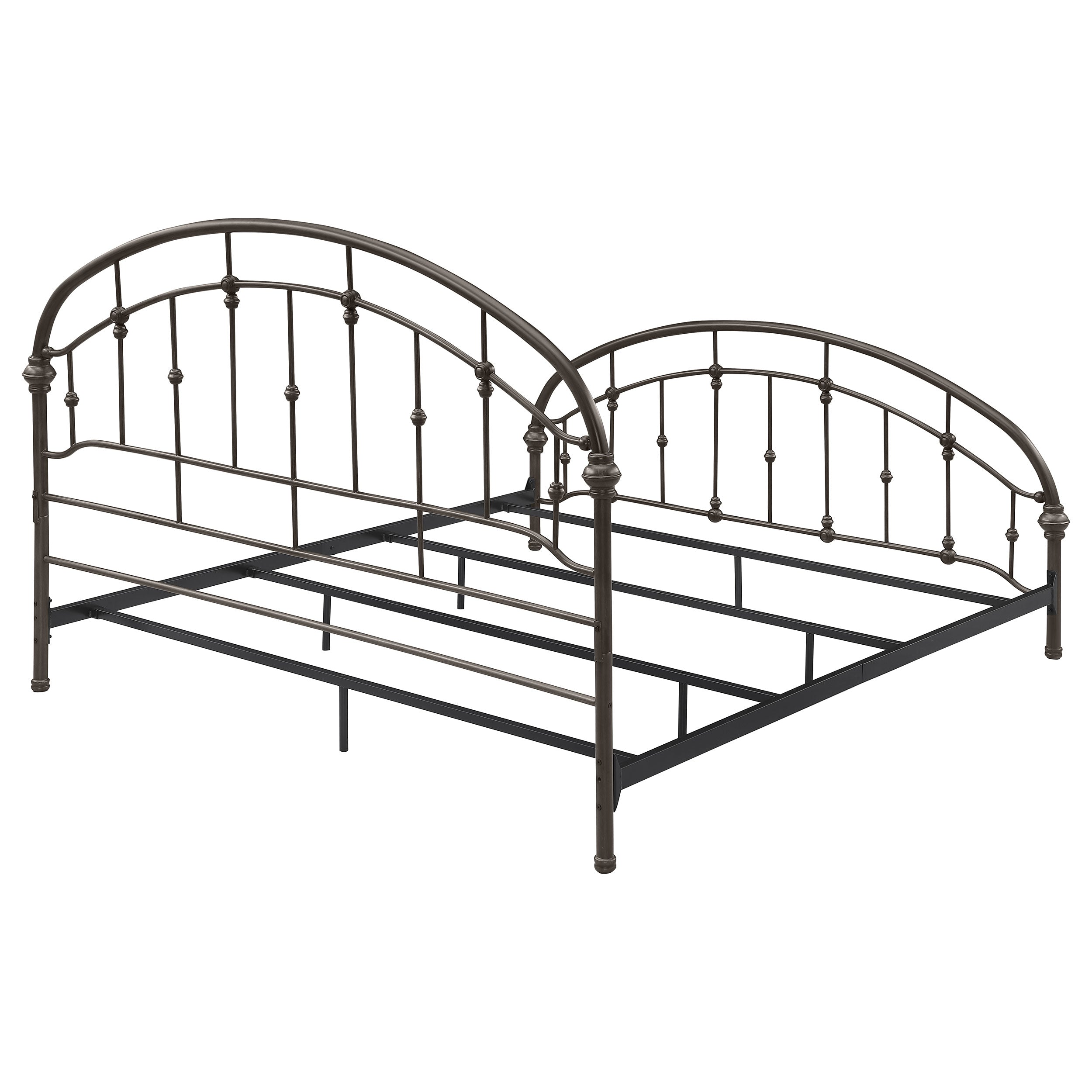 Rowan Metal Open Frame Bed Dark Bronze