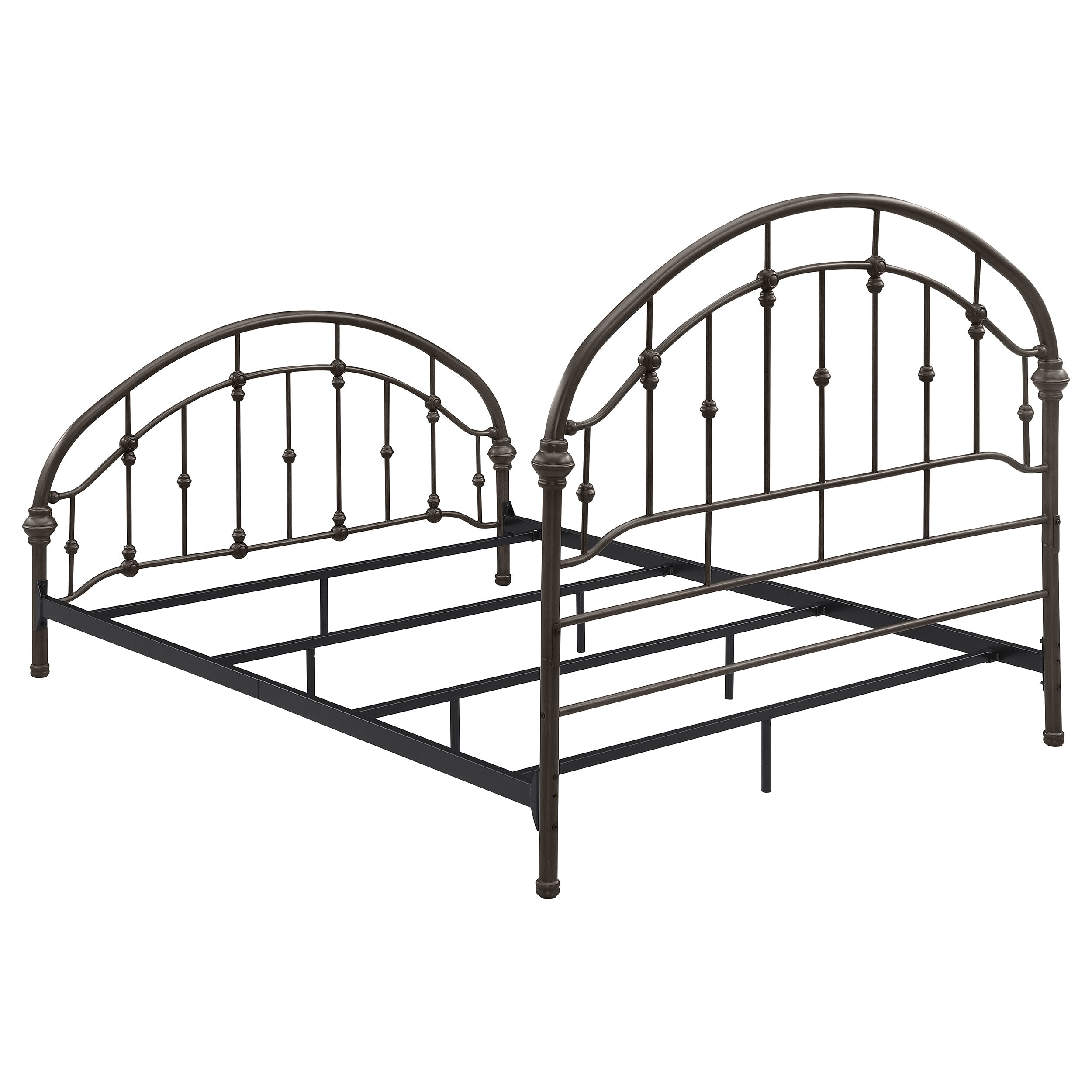 Rowan Metal Open Frame Bed Dark Bronze