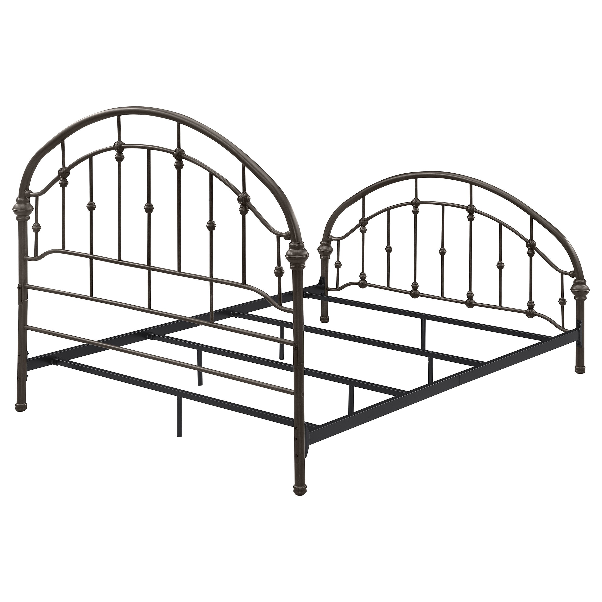 Rowan Metal Open Frame Bed Dark Bronze