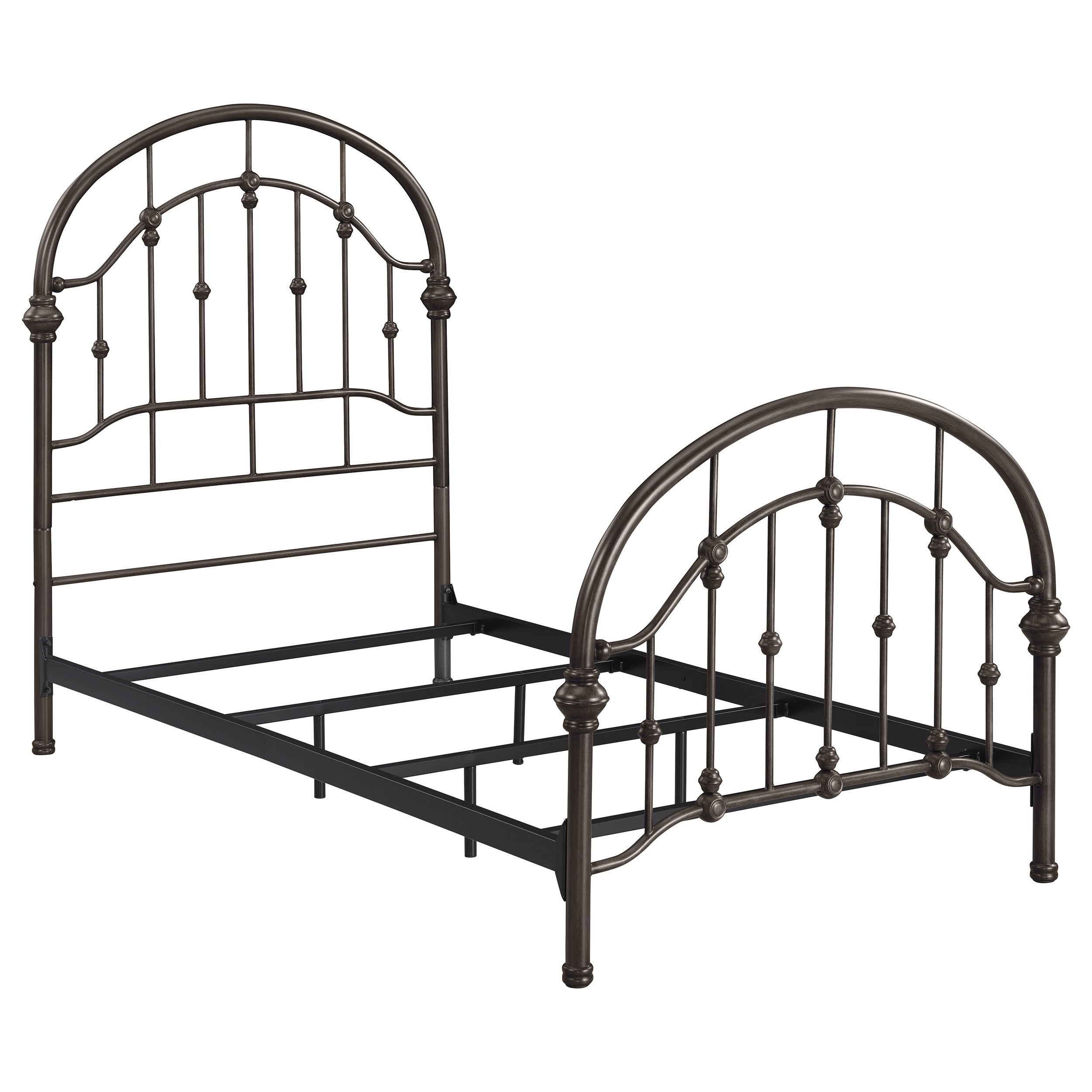 Rowan Metal Open Frame Bed Dark Bronze