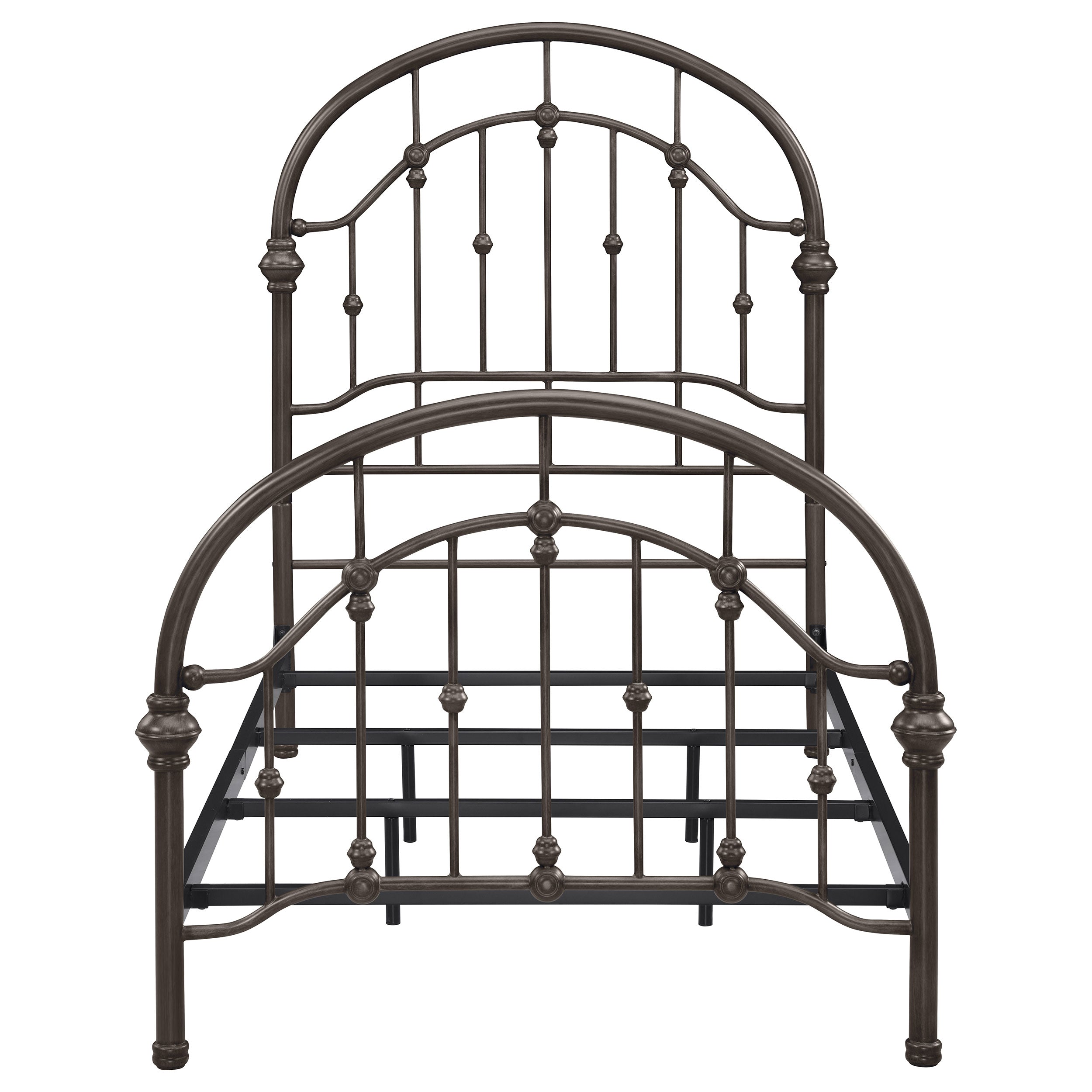 Rowan Metal Open Frame Bed Dark Bronze