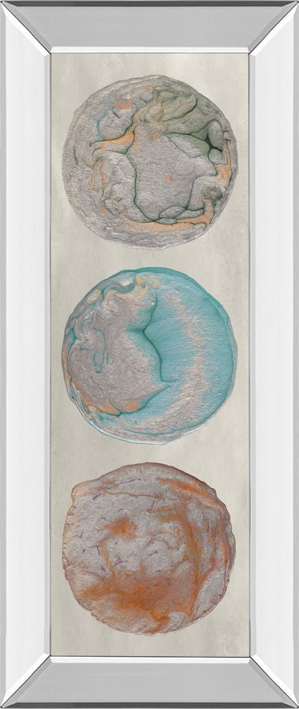 Planet Trio Ii By Alicia Ludwig 18X42 Mirror Frame Print