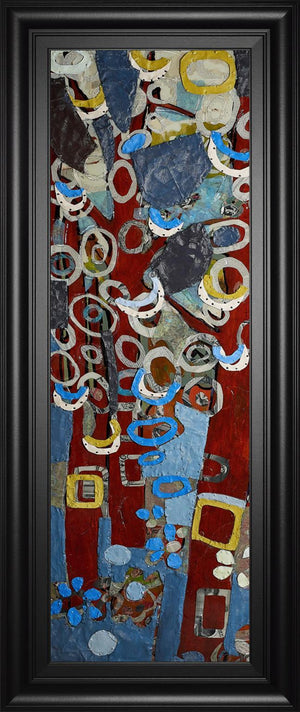 Cut Paper Trees I By Erin Mcgee Ferrell 18X42 Framed Print