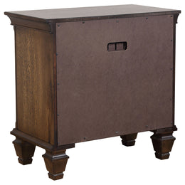 Devon California King Bedroom Set Beige and Oak