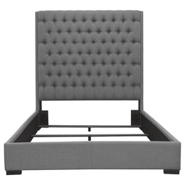 Camille California King Bedroom Set Metallic Mercury