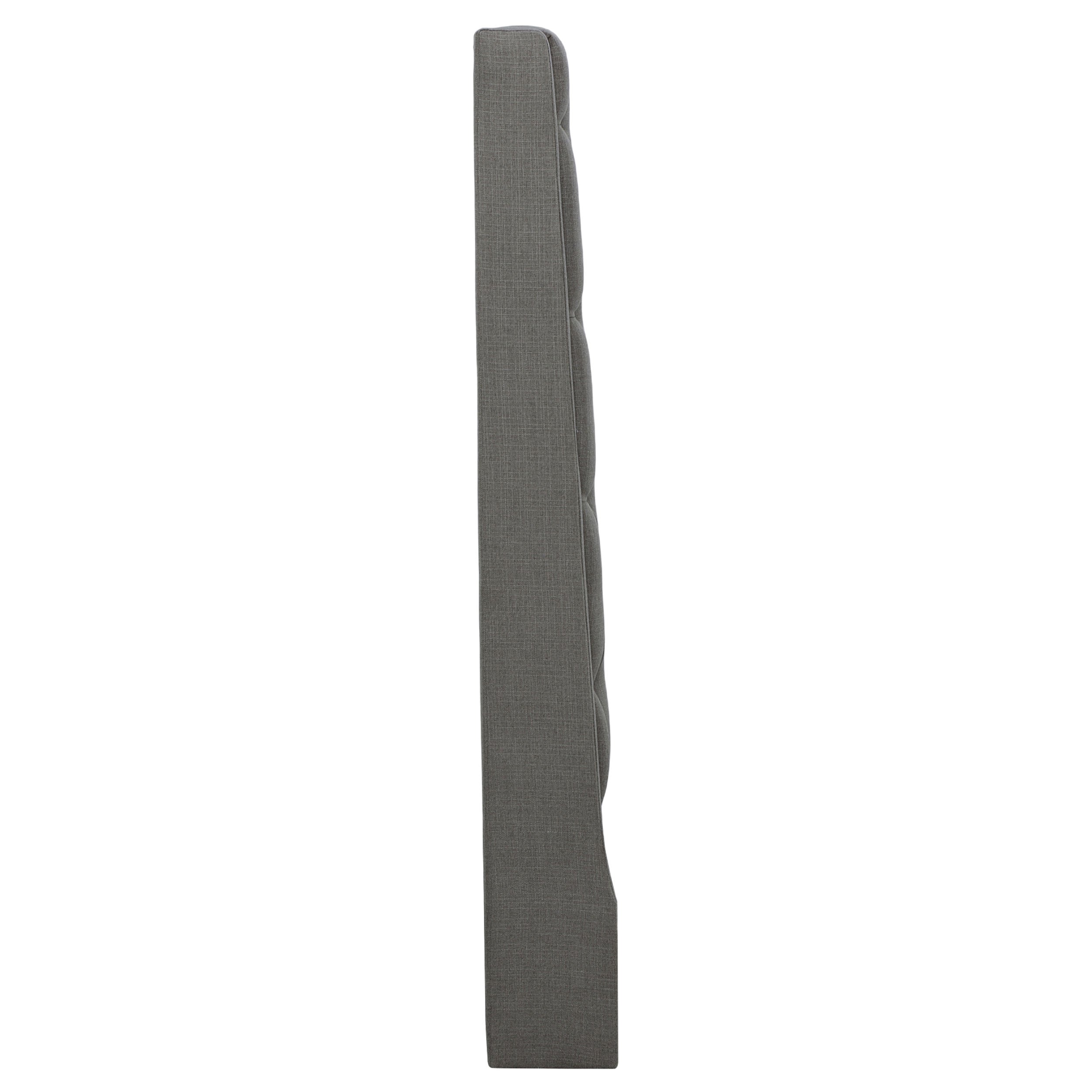 Camille Upholstered California King Panel Headboard Grey