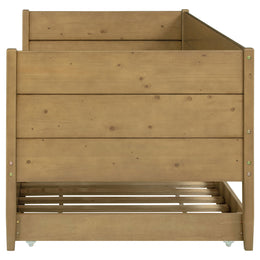 Calinda Wood Daybed With Trundle Natural