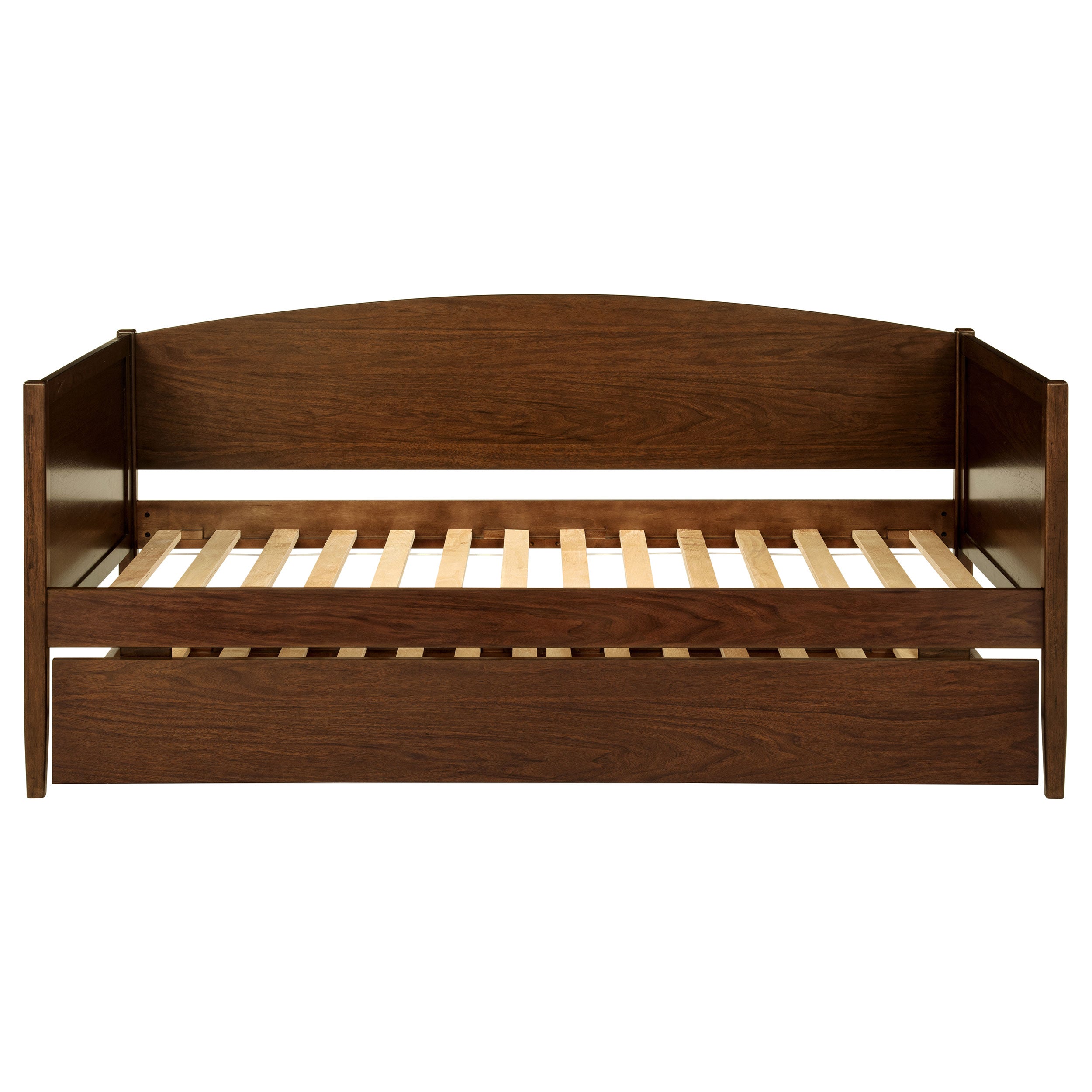 Bozeman Wood Daybed With Trundle Medium Walnut