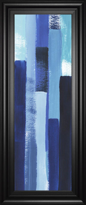 Azule Waterfall I By Grace Popp 18X42 Framed Print