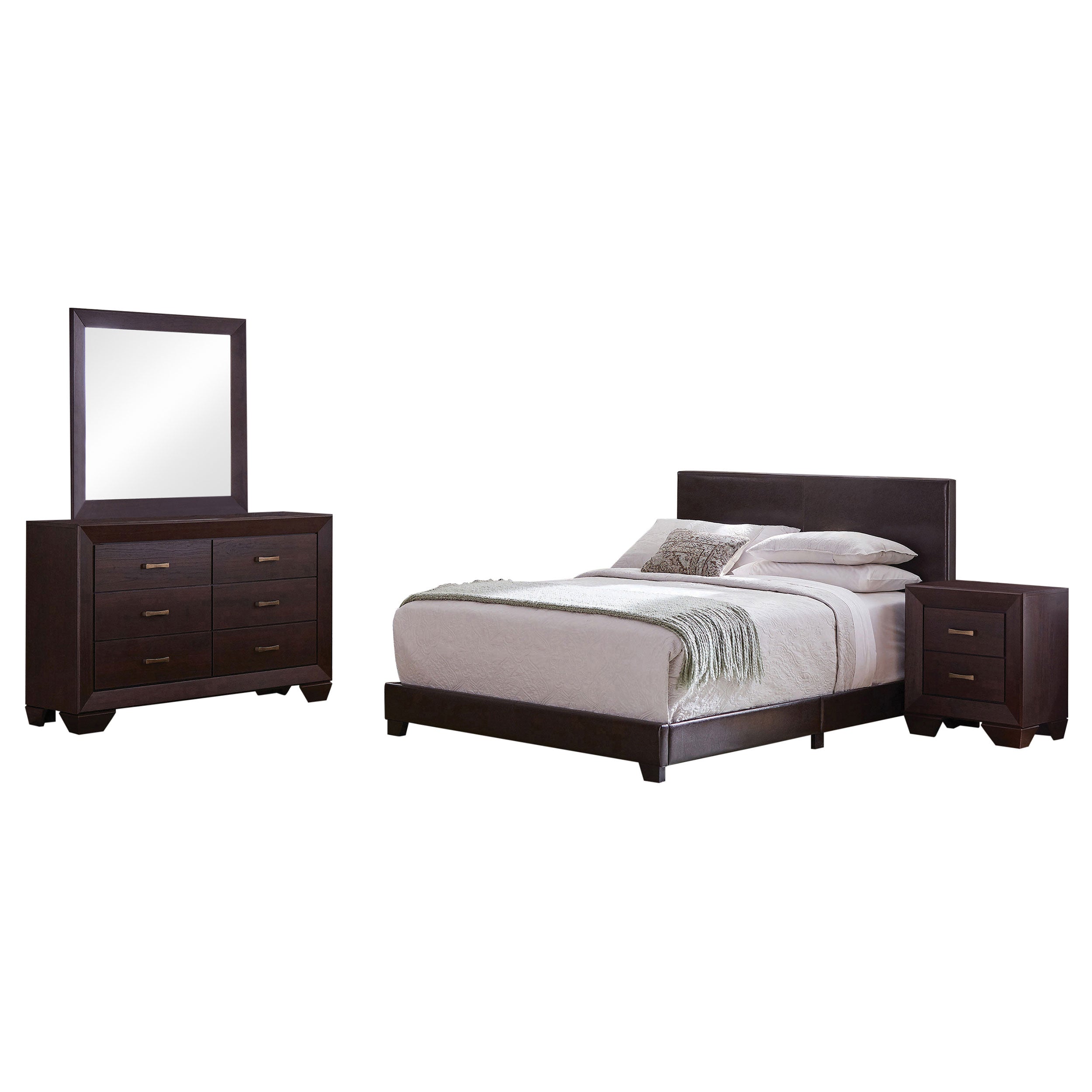 Dorian California King Bedroom Set Dark Cocoa