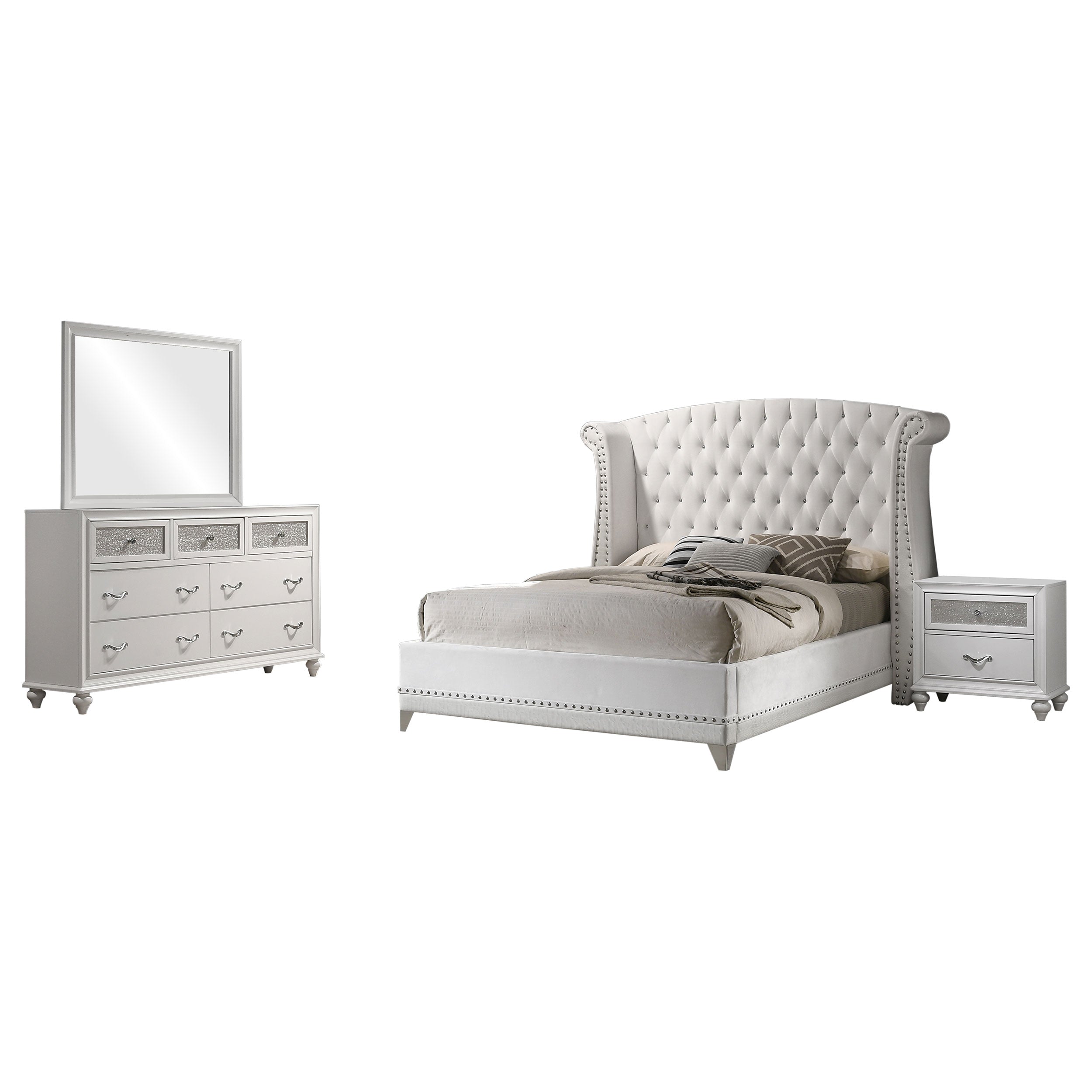 Barzini California King Bedroom Set Black