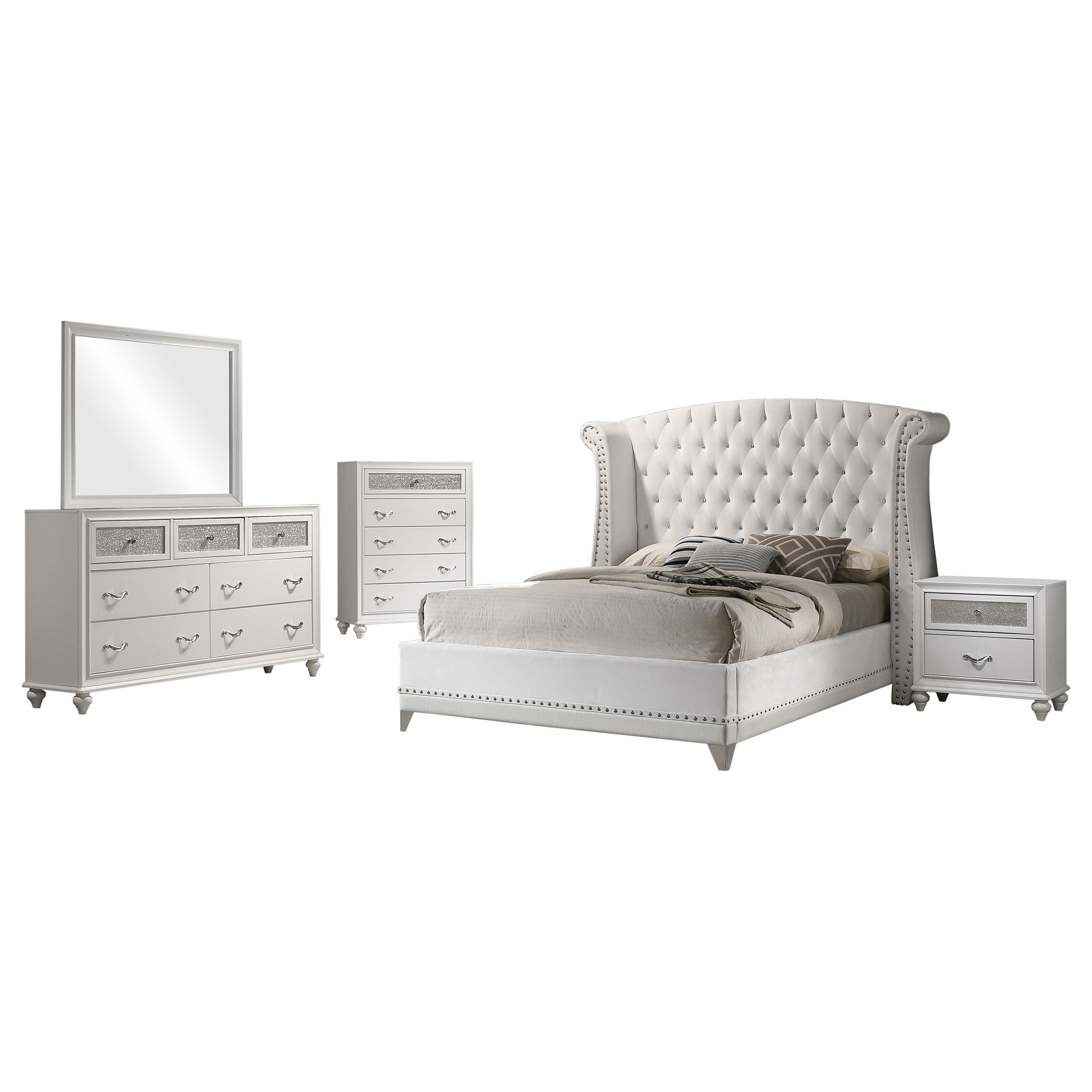 Barzini California King Bedroom Set Black