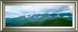 Misty Moutains Ii By Kames Mcloughlin 18X42 Framed Print